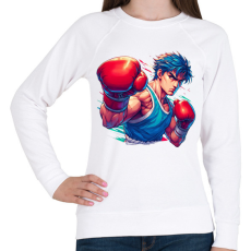 PRINTFASHION Box - Női pulóver - Fehér