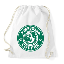 PRINTFASHION Boxer coffe - Sportzsák, Tornazsák - Fehér tornazsák