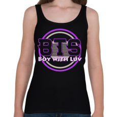 PRINTFASHION Boy With Luv BTS - Női atléta - Fekete
