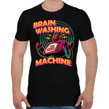 PRINTFASHION brain washing machine - Férfi póló - Fekete férfi póló