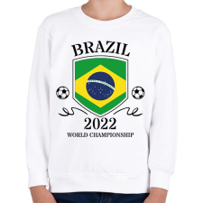 PRINTFASHION Brazil 2022 - Gyerek pulóver - Fehér gyerek pulóver, kardigán