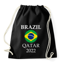 PRINTFASHION Brazil 2022 Qatar - Sportzsák, Tornazsák - Fekete tornazsák