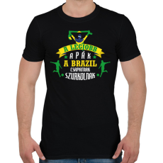 PRINTFASHION Brazil csapat - Férfi póló - Fekete