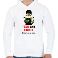 PRINTFASHION Breaking bad - Férfi kapucnis pulóver - Fehér