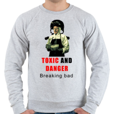 PRINTFASHION Breaking bad - Férfi pulóver - Sport szürke