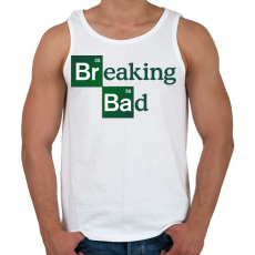 PRINTFASHION Breaking Bad Logo - Férfi atléta - Fehér