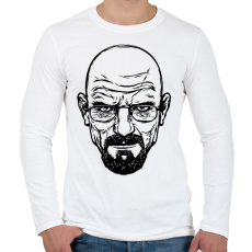 PRINTFASHION Breaking Bad Walter White - Férfi hosszú ujjú póló - Fehér