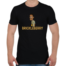 PRINTFASHION Brickleberry: Denzel - Férfi póló - Fekete férfi póló