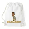 PRINTFASHION Brickleberry: Denzel - Sportzsák, Tornazsák - Fehér