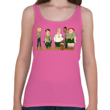 PRINTFASHION Brickleberry - Női atléta - Rózsaszín női trikó