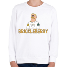 PRINTFASHION Brickleberry: Woody - Gyerek pulóver - Fehér gyerek pulóver, kardigán