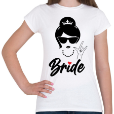 PRINTFASHION Bride 2 - Női póló - Fehér női póló