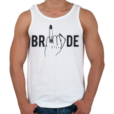 PRINTFASHION Bride - Férfi atléta - Fehér atléta, trikó