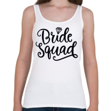 PRINTFASHION Bride Squad - Női atléta - Fehér női trikó