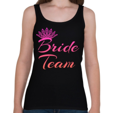 PRINTFASHION Bride team - Női atléta - Fekete