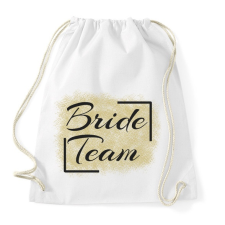 PRINTFASHION bride team - Sportzsák, Tornazsák - Fehér tornazsák