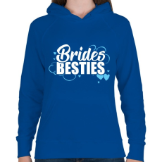 PRINTFASHION Brides BEST - Női kapucnis pulóver - Királykék