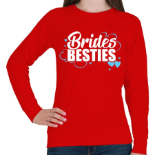 PRINTFASHION Brides BEST - Női pulóver - Piros női pulóver, kardigán