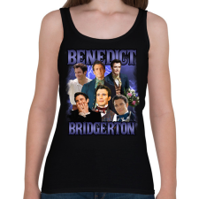 PRINTFASHION Bridgerton Benedict - Női atléta - Fekete női trikó
