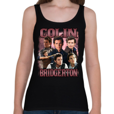 PRINTFASHION Bridgerton Colin - Női atléta - Fekete