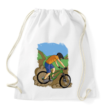 PRINTFASHION Bringázás - Sportzsák, Tornazsák - Fehér tornazsák