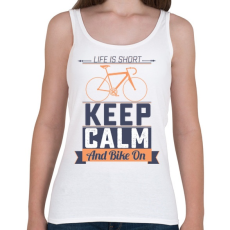 PRINTFASHION Bringázásra fel! - Női atléta - Fehér