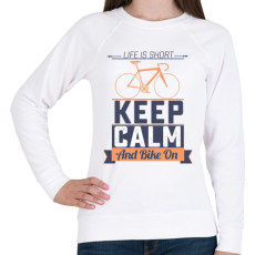 PRINTFASHION Bringázásra fel! - Női pulóver - Fehér