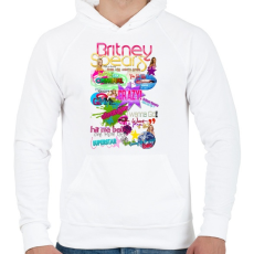 PRINTFASHION britney dreams - Férfi kapucnis pulóver - Fehér