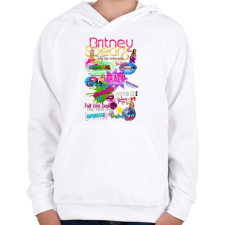 PRINTFASHION britney dreams - Gyerek kapucnis pulóver - Fehér gyerek pulóver, kardigán