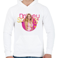 PRINTFASHION britney-fantasy2 - Férfi kapucnis pulóver - Fehér férfi pulóver, kardigán