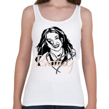 PRINTFASHION britney spears dream2 - Női atléta - Fehér női trikó