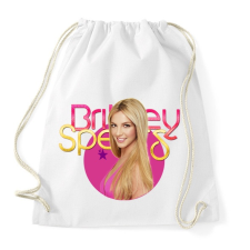 PRINTFASHION britney spears - Sportzsák, Tornazsák - Fehér tornazsák