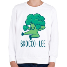 PRINTFASHION Brocco Lee - Gyerek pulóver - Fehér gyerek pulóver, kardigán