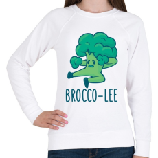 PRINTFASHION Brocco Lee - Női pulóver - Fehér