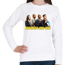 PRINTFASHION Brooklyn Nine-nine - Női pulóver - Fehér