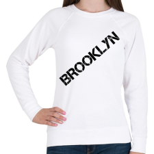 PRINTFASHION Brooklyn  - Női pulóver - Fehér női pulóver, kardigán