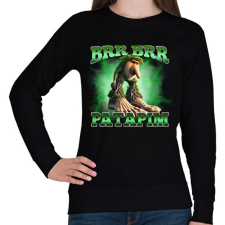 PRINTFASHION Brr brr patapim - Női pulóver - Fekete női pulóver, kardigán
