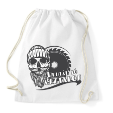PRINTFASHION Brutál jó asztalos - Sportzsák, Tornazsák - Fehér tornazsák