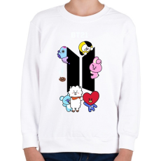 PRINTFASHION BT-21 - Gyerek pulóver - Fehér