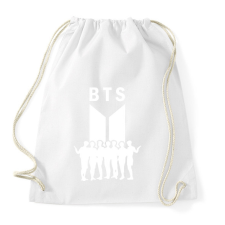 PRINTFASHION BTS 02 - Sportzsák, Tornazsák - Fehér tornazsák