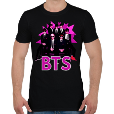 PRINTFASHION BTS 3 - Férfi póló - Fekete