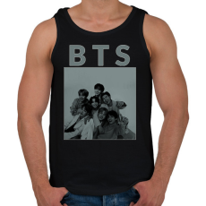 PRINTFASHION BTS 4 - Férfi atléta - Fekete