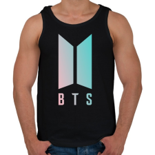 PRINTFASHION BTS - Férfi atléta - Fekete atléta, trikó