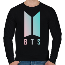 PRINTFASHION BTS - Férfi pulóver - Fekete férfi pulóver, kardigán