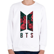 PRINTFASHION BTS - Gyerek pulóver - Fehér gyerek pulóver, kardigán