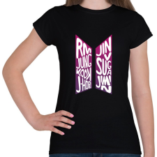 PRINTFASHION Bts logo - Női póló - Fekete női póló