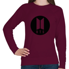 PRINTFASHION BTS - Női pulóver - Bordó női pulóver, kardigán