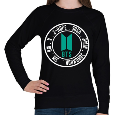 PRINTFASHION BTS  - Női pulóver - Fekete