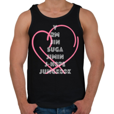 PRINTFASHION BTS PERSONA 2 - Férfi atléta - Fekete