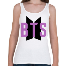 PRINTFASHION BTS - Purple - Női atléta - Fehér